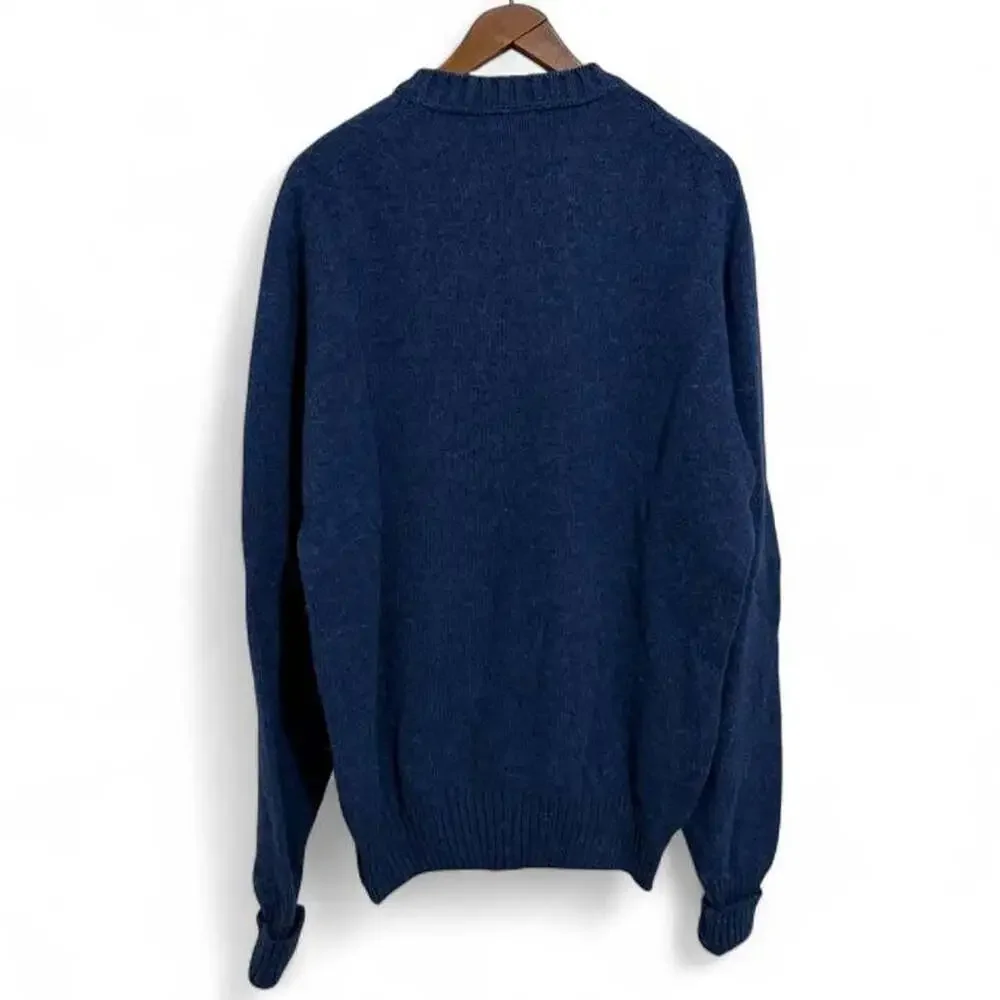 Vintage L.L. Bean Wool Crewneck Sweater Made in Ireland XL Tall